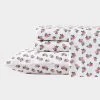 BETSEYS TINY PINK ROSES FULL SHEET SET MULTI -Betsey Johnson TEENY TINY ROSES SHEET SET OPEN LT PASTEL PINK A