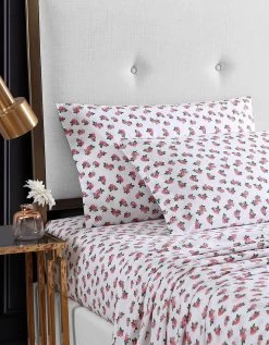 BETSEYS TINY PINK ROSES KING SHEET SET MULTI -Betsey Johnson TEENY TINY ROSES SHEET SET OPEN LT PASTEL PINK B 7303bb59 58e5 438a 86d0 b84f9fd52445