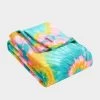BETSEYS TIE DYE LOVE THROW BLANKET MULTI -Betsey Johnson TIE DYE LOVE BLANKET MULTI A