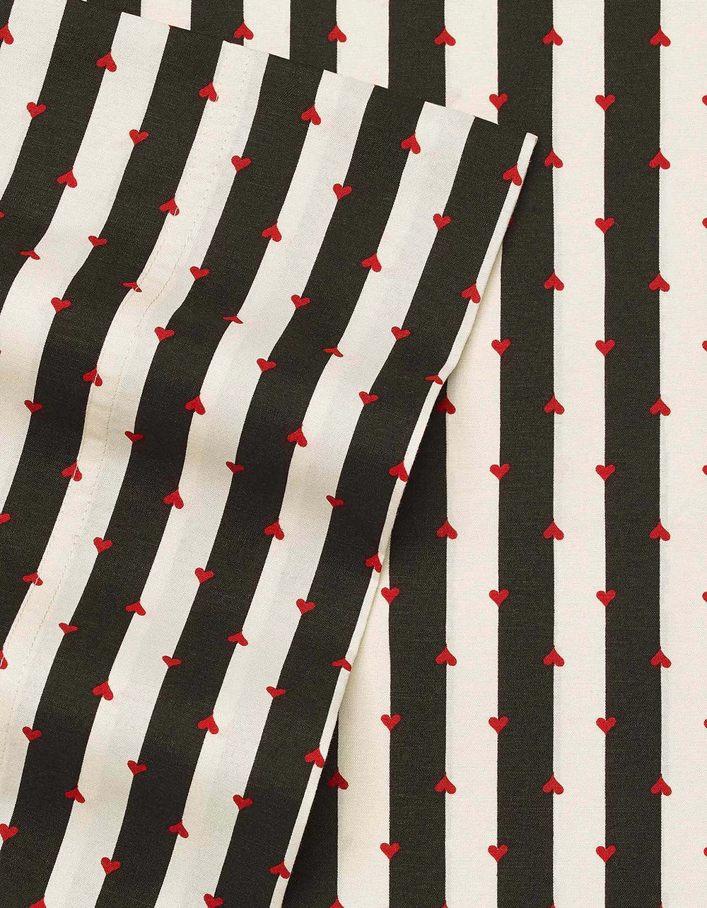 BETSEYS WONDERLAND STRIPE BLACK KING SHEET SET MULTI 4 BETSEYS WONDERLAND STRIPE BLACK KING SHEET SET MULTI - Image 2