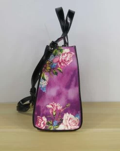 BLOCK PARTY MEDIUM SATCHEL PURPLE | RE:LUV -Betsey Johnson recurate submission 42842 2