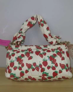 KNOTTY GIRL SATCHEL WHITE MULTI | RE:LUV -Betsey Johnson recurate submission 44988